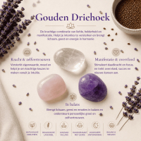 Gouden Driehoek Oogkussen met lijnzaad & Lavendel